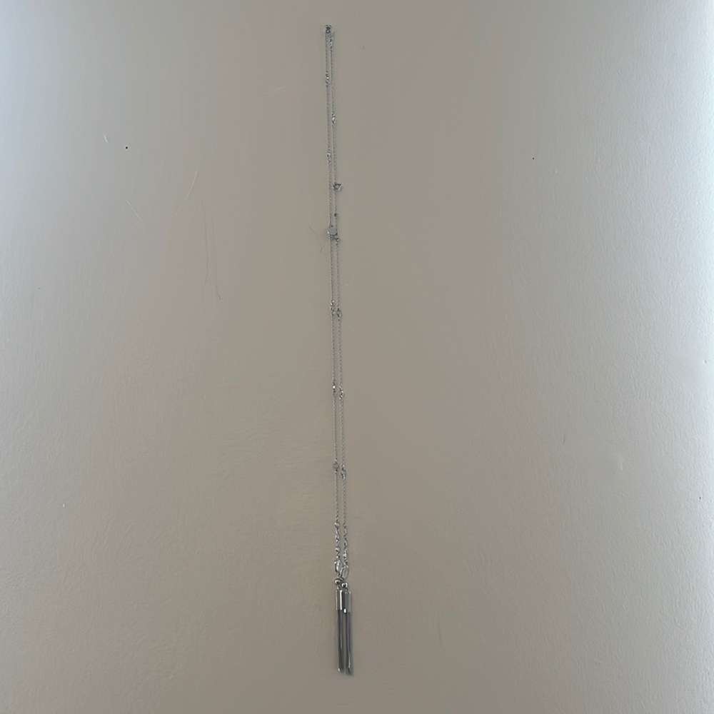 Silver Tassel Necklace